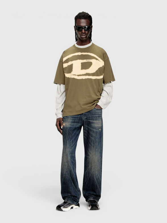 T-BOXT-BLEACH printed cotton T-shirt - 2