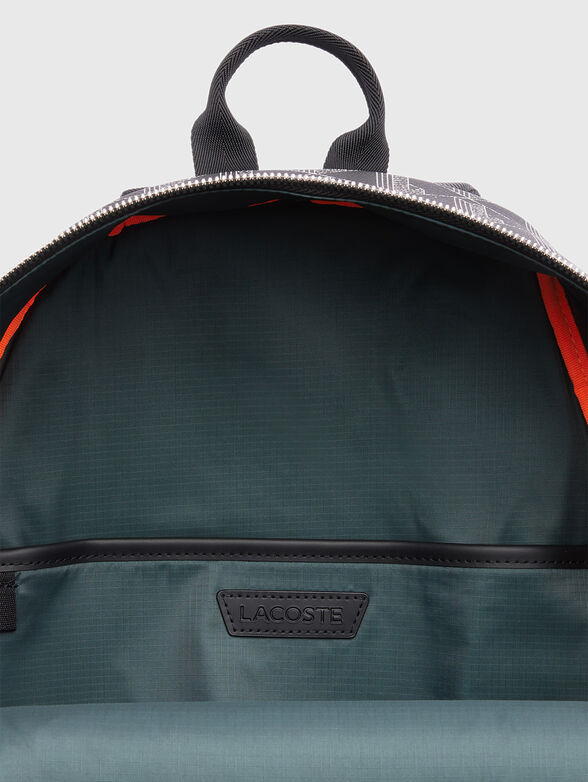 Backpack with monogram logo print - 6