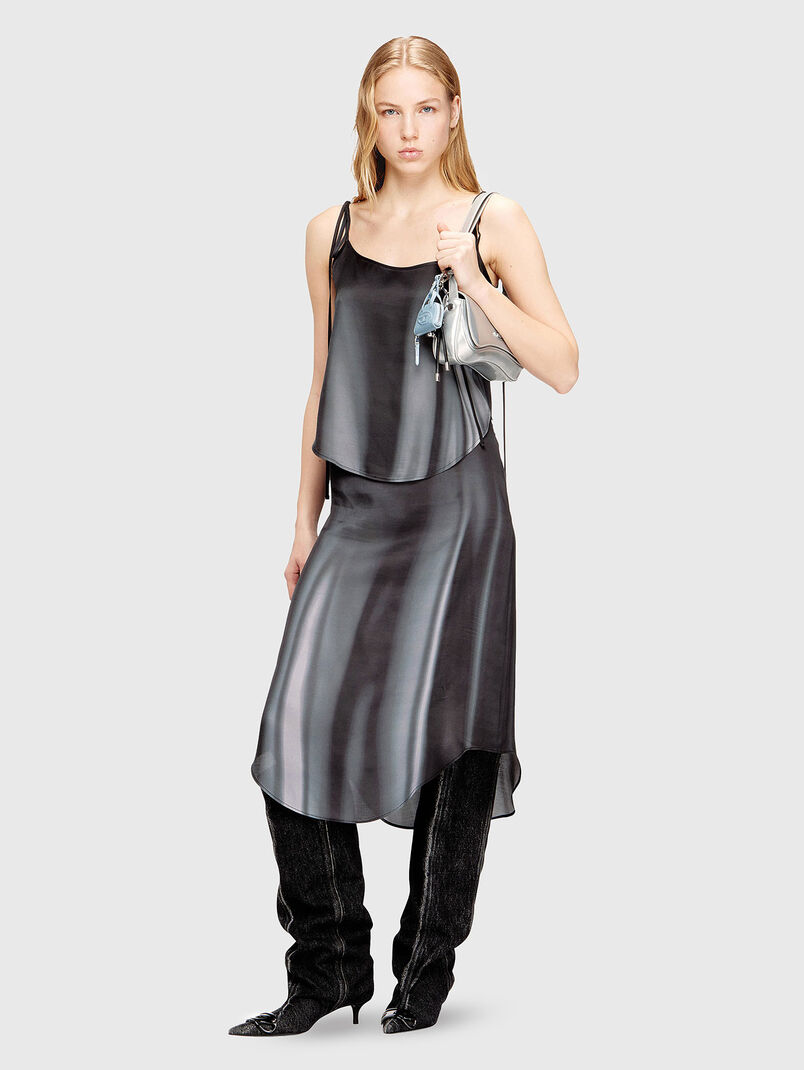 O-TAVY-S1 midi skirt - 3