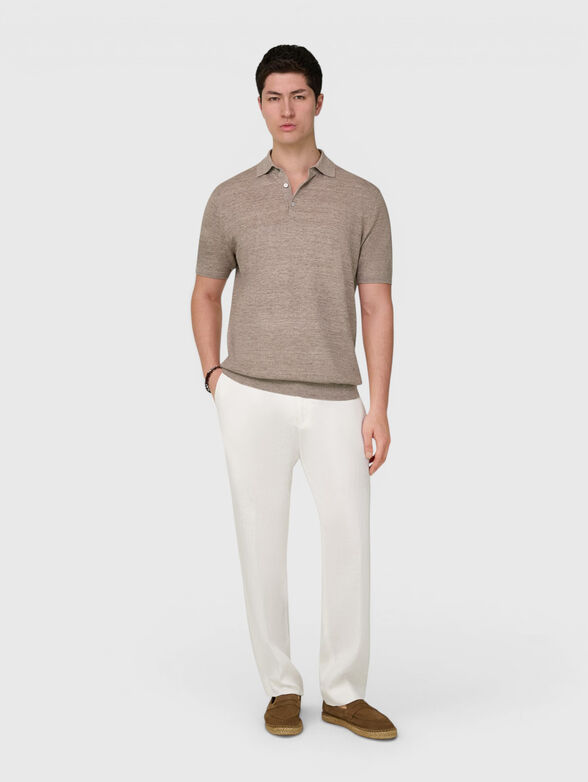 White linen trousers - 4