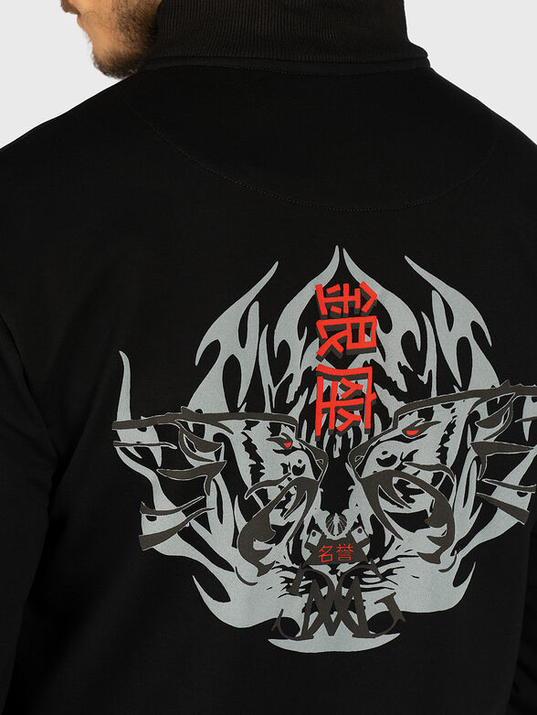 Sweatshirt with logo print - 4