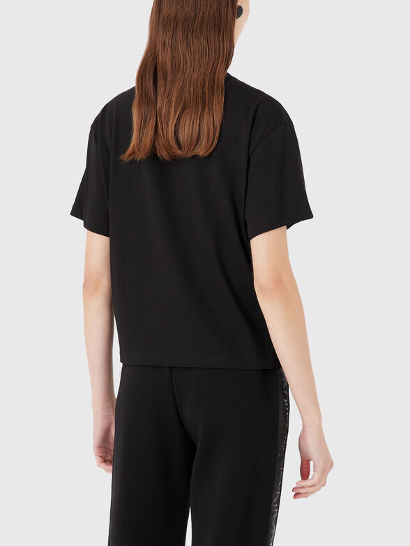 Cotton T-shirt with logo print - 3