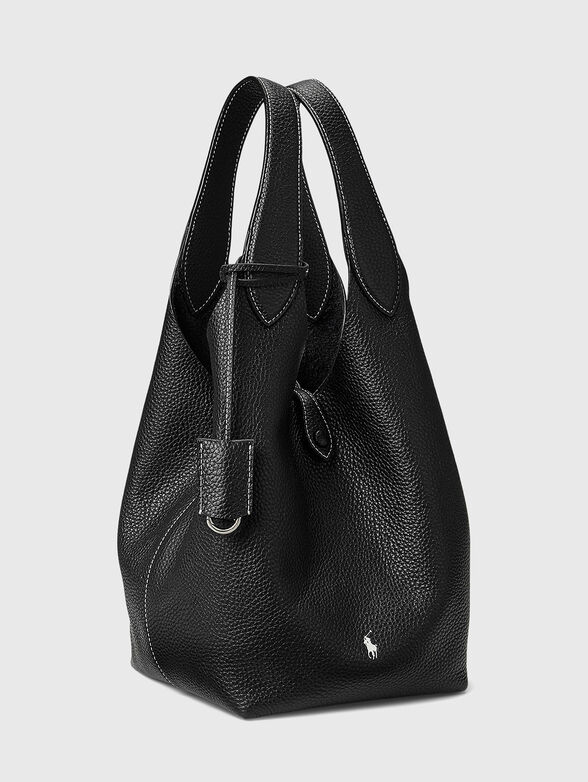 Black leather bag - 4