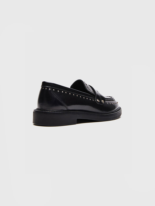 HARLOE leather loafers with eyelets - 3