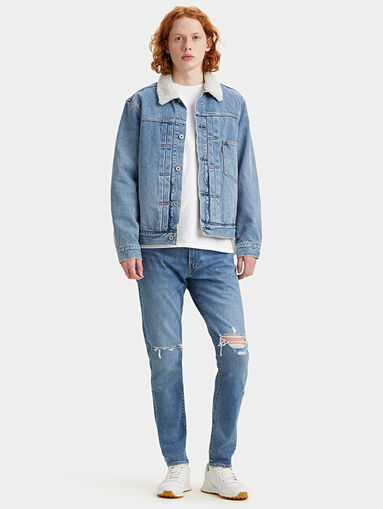 512&trade; light blue jeans with distressed effect - 3