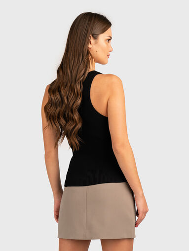 Ribbed top with logo detail - 3