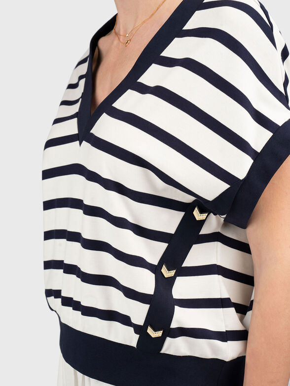 Blouse with logo details - 4