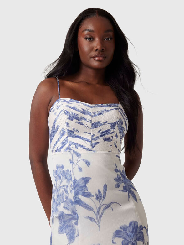 ELLIE midi dress with floral motifs - 2