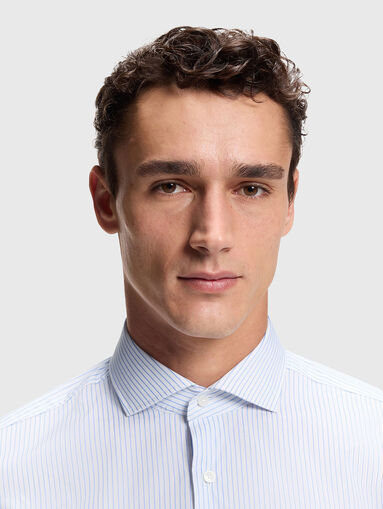 Striped slim-slim shirt - 4