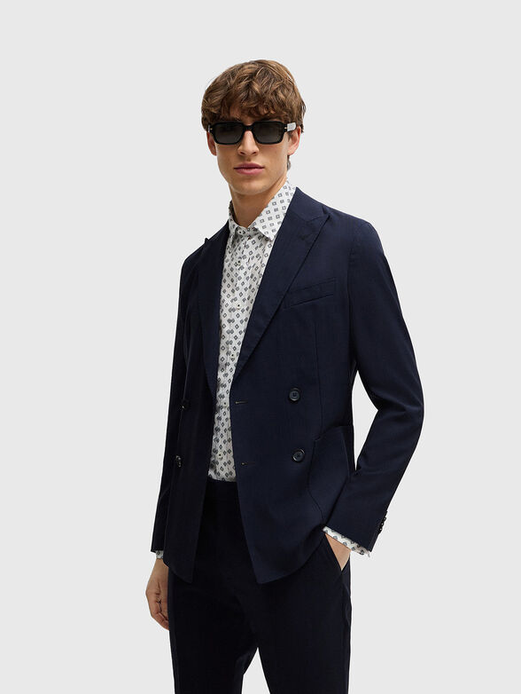 HANRY two-piece dark blue suit - 4