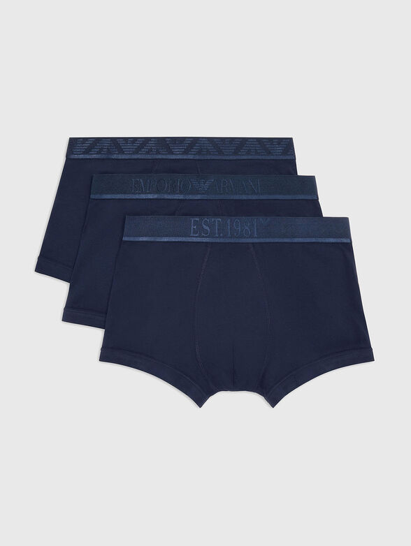 Set of three pairs of organic cotton boxers - 1