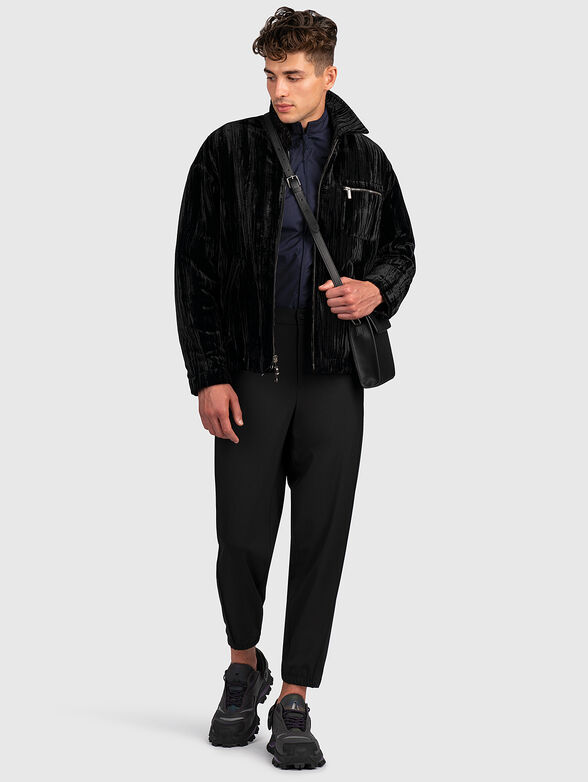 Black trousers with tappered fit - 4