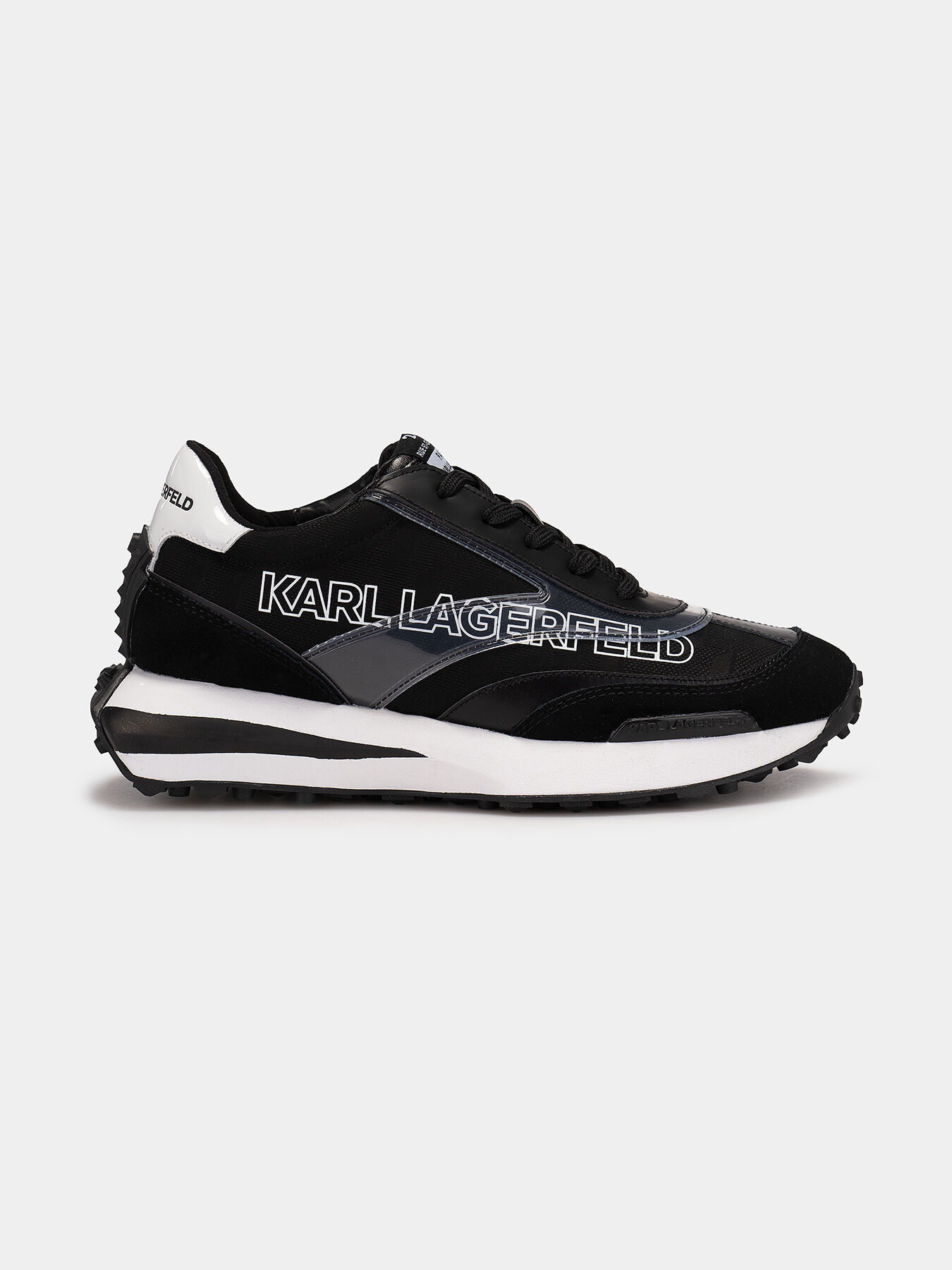 ZONE Black sneakers with logo detail brand Karl Lagerfeld —  Globalbrandsstore.com/en