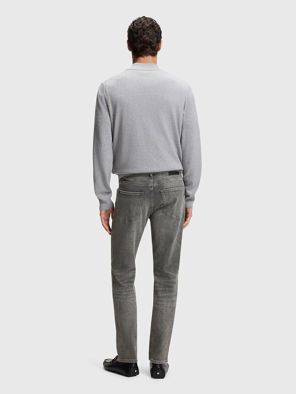MAINE straight leg gray jeans - 2