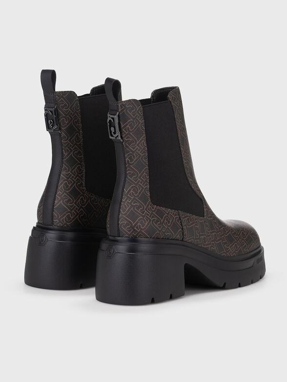 CARRIE 19 boots with monogram print - 3