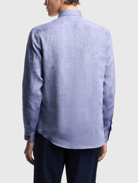 Long-sleeved linen shirt - 3