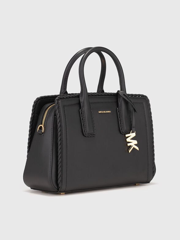 Leather bag with gold details - 4