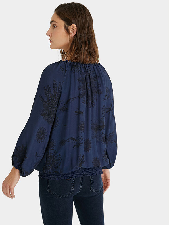 CARLA Blouse with floral motifs - 6