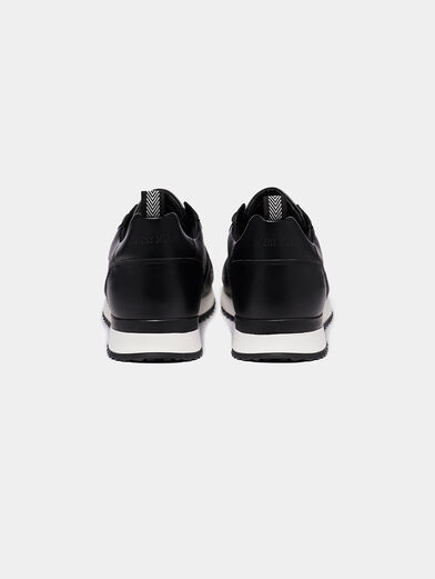 Black sneakers with contrasting band - 4