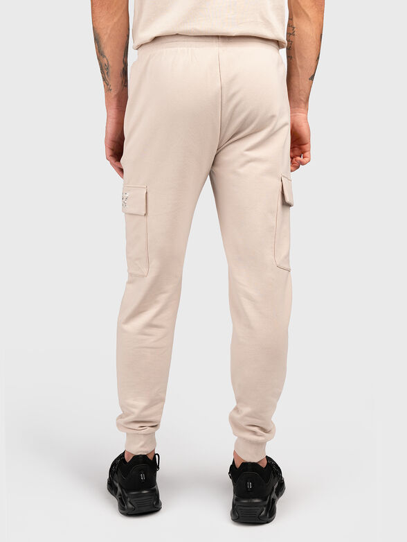 Cotton-blend sweatpants - 2