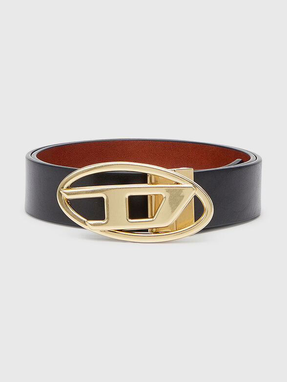 B-1DR Leather black belt - 1