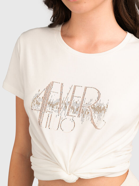 Black T-shirt with logo - 4