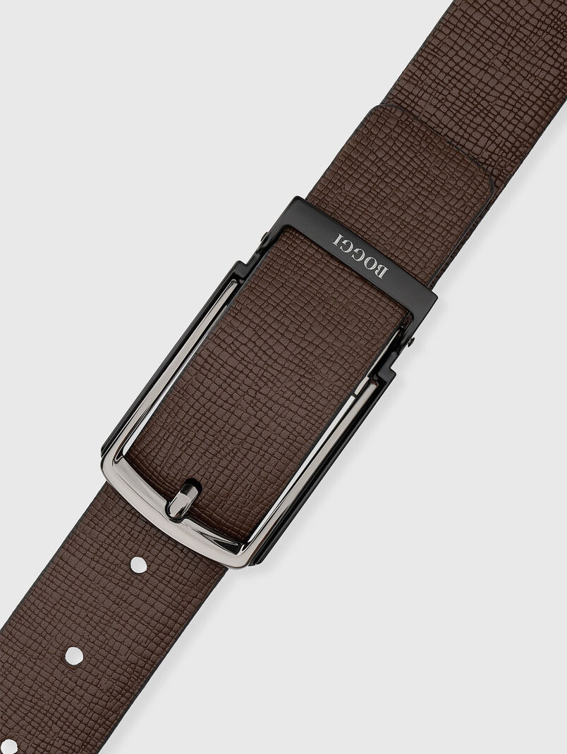 Reversible leather belt - 3