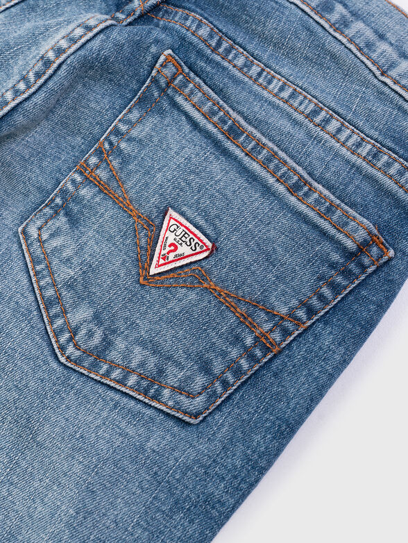 Slim jeans with accent rips  - 3