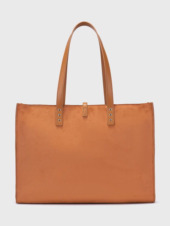 Large bag with eyelets and long strap - 3