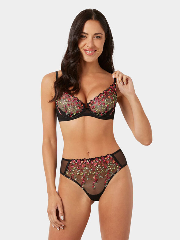 GARDEN BLOOM briefs with floral embroideries - 3