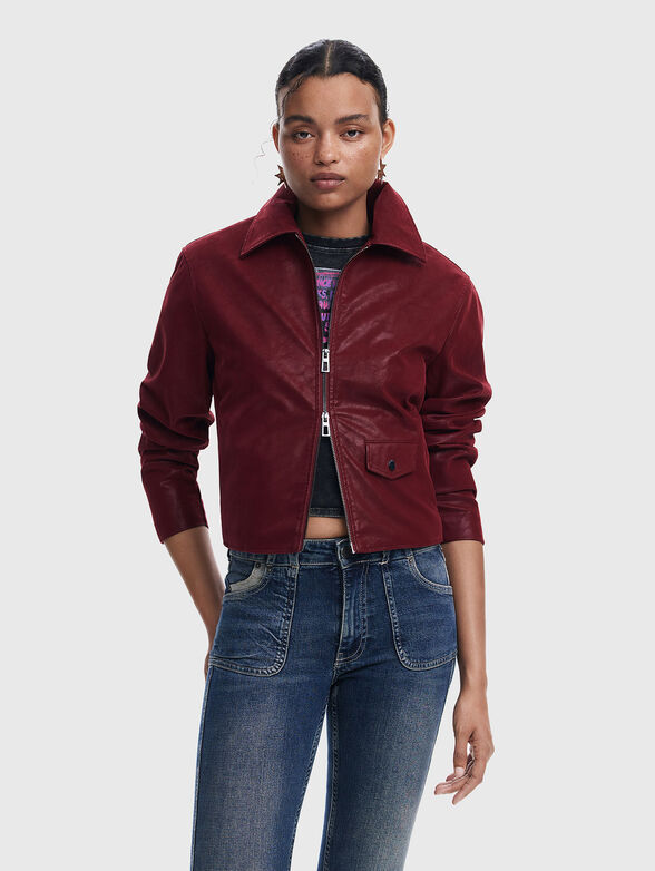 Faux leather jacket - 1