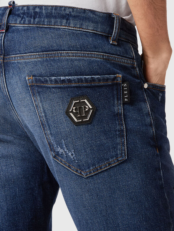 Blue jeans with rips - 2