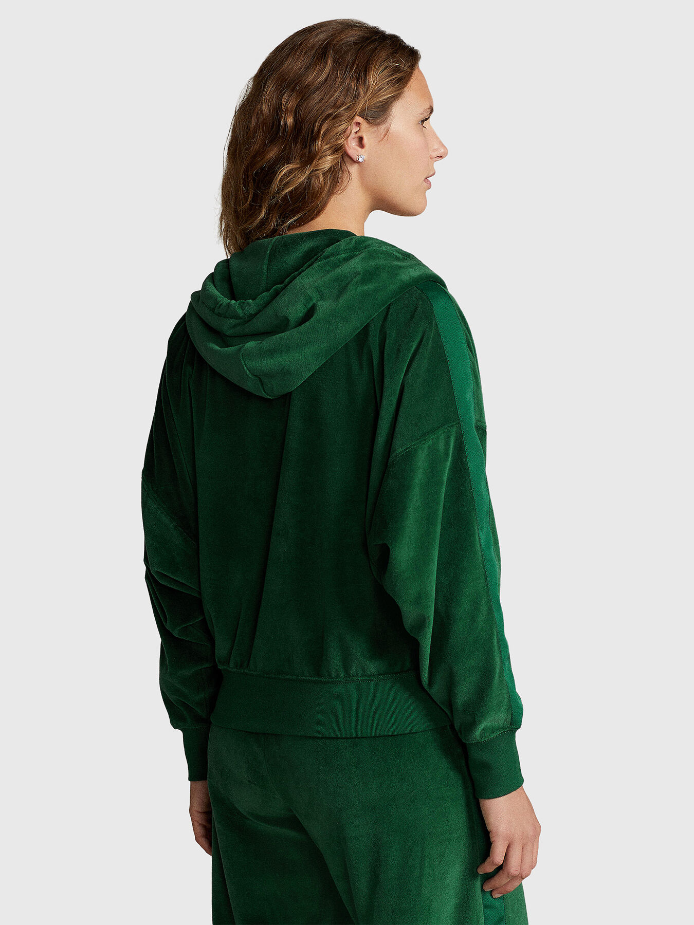 Green velvet sweatshirt new arrivals