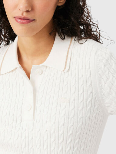 Knit polo sweater - 5