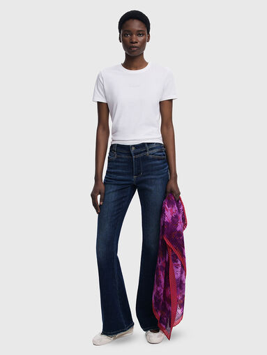 ALINA scarf with floral print - 5