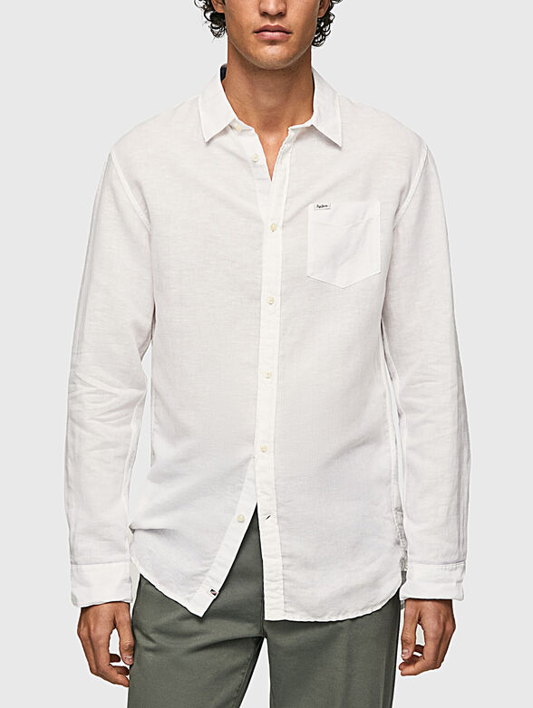 PARKER shirt in linen blend - 1