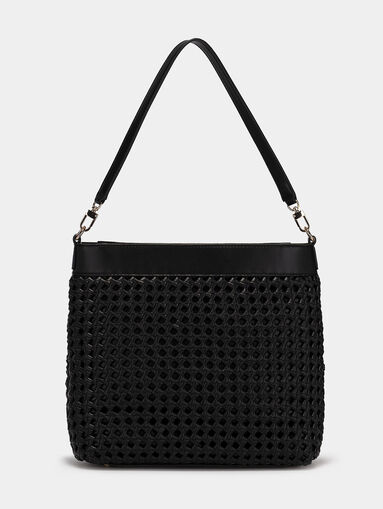 SICILIA hobo bag with knitted texture - 3