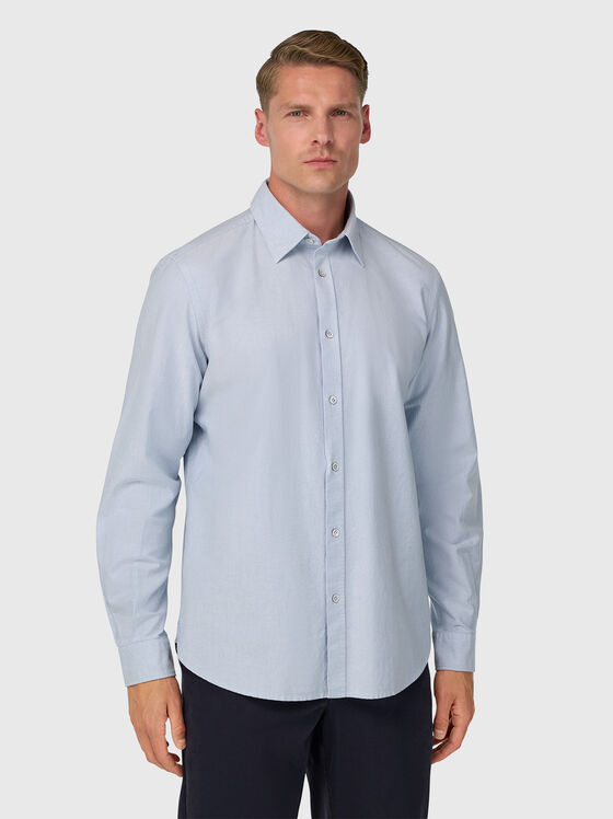 Shirt with embroidered logo - 1