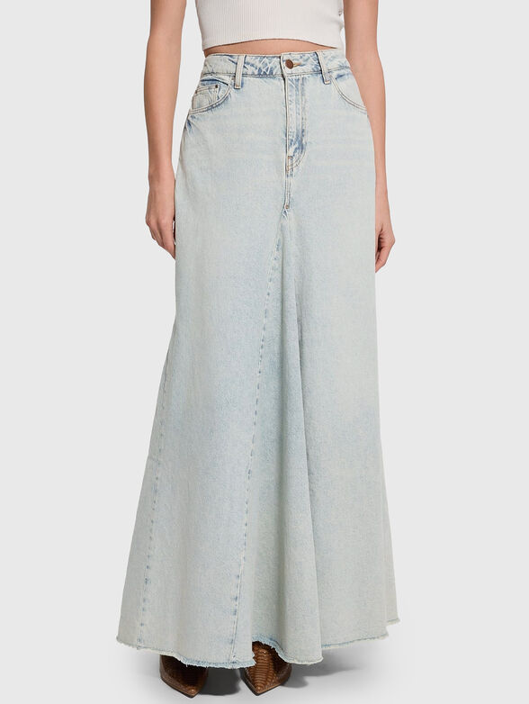Maxi denim skirt - 1