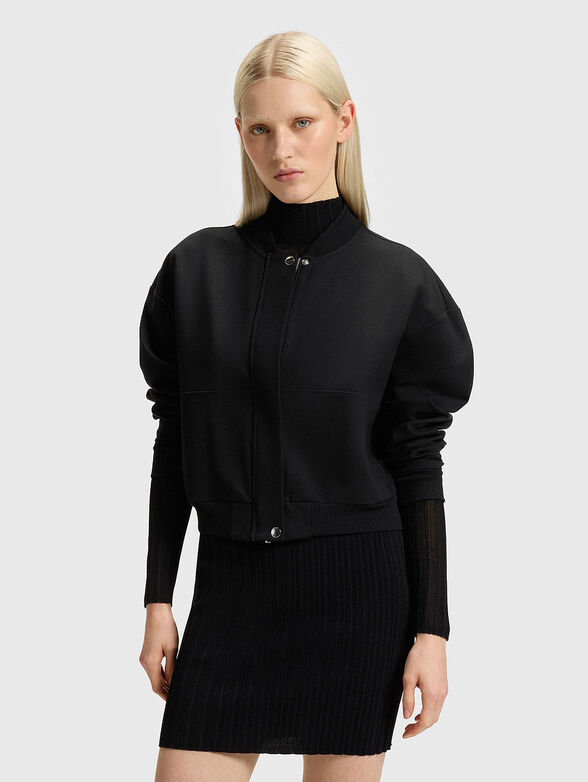 Bomber jacket with buttons - 1