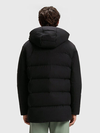 Padded jacket with removable hood - 3
