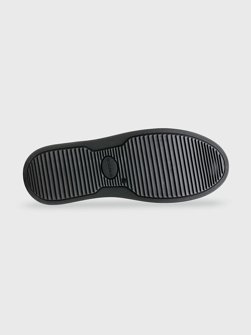 MILAN 25 leather sports shoes with contrasting details - 3