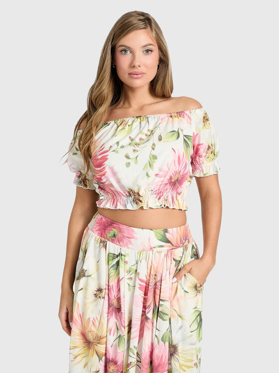 ELODIE off shoulder top - 1