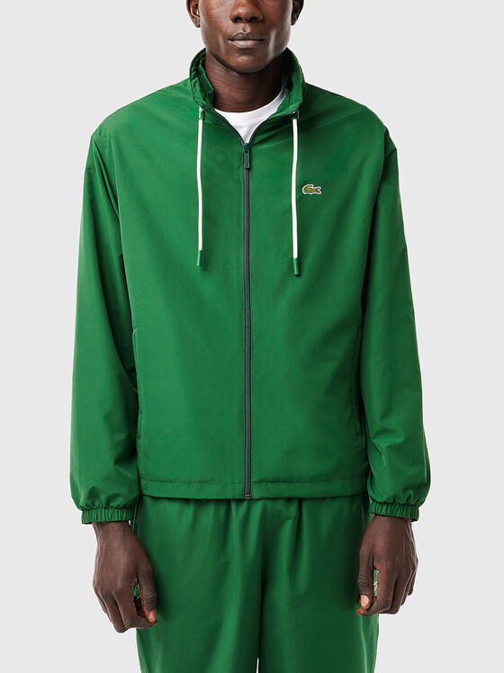 Black jacket with hood - 1