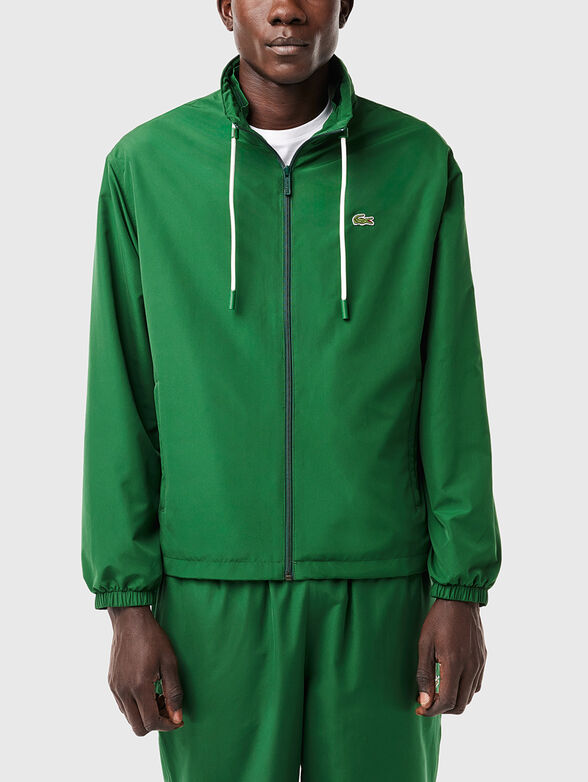 Black jacket with hood - 1