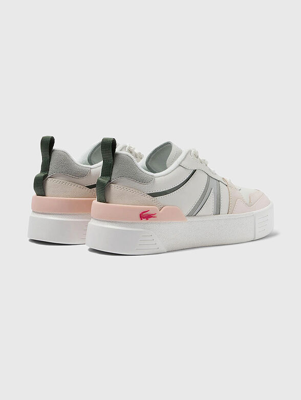 Sneakers with contrast logo detail - 3