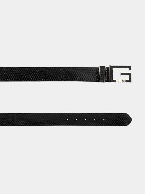 Faux leather belt - 2