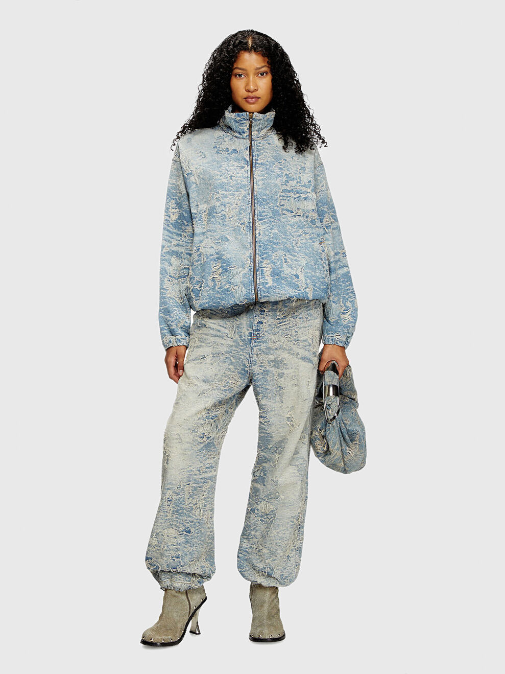 D-KRAP-FSF unisex denim jacket brand DIESEL