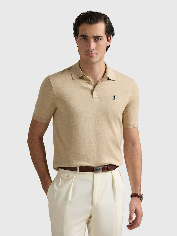 Polo shirt with logo embroidery - 1