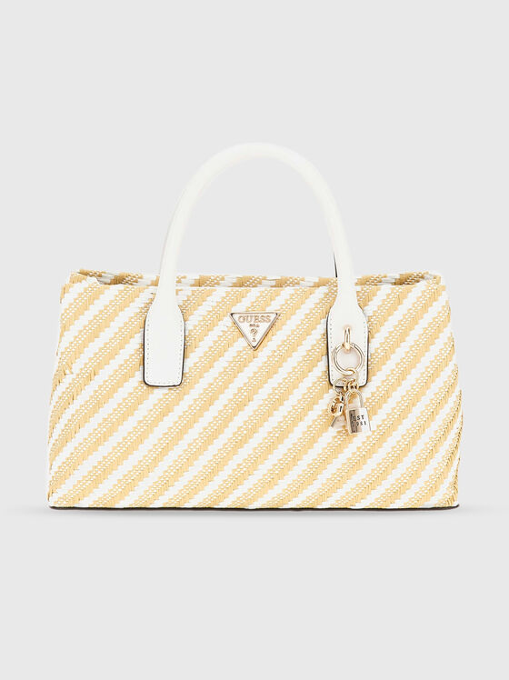SIMONA bag with woven texture - 1